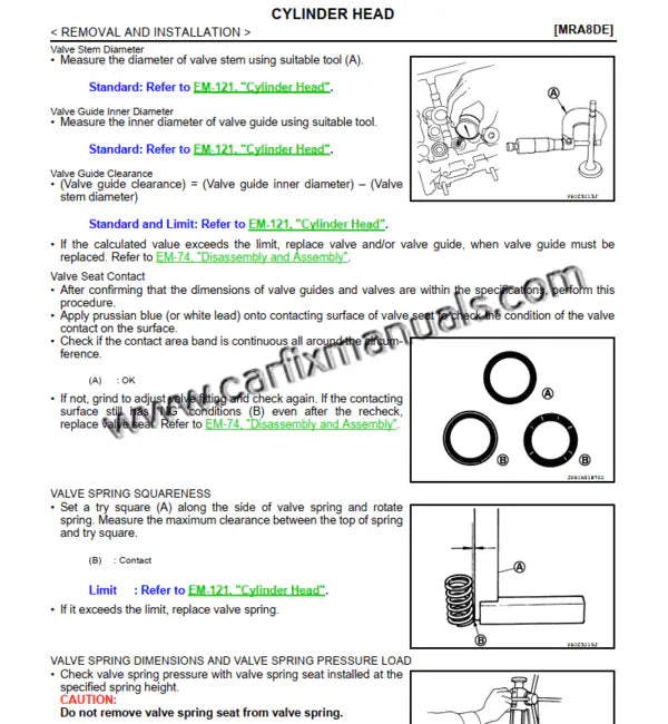 Workshop technical guide for the Nissan B17 powertrain, featuring overhaul procedures and fuel injection timing for the 1.8L naturally aspirated and turbocharged engine variants.