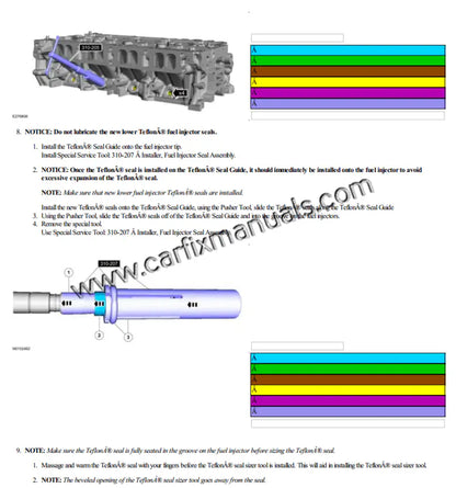 Advanced gearbox technical blueprints for the Ford Bronco (2021-2023), providing internal service protocols for the Getrag 7-speed manual with crawler gear and the 10R60 10-speed automatic in PDF format.