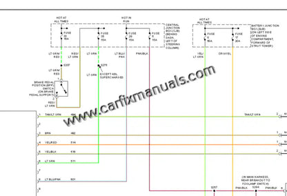 New Edge era electrical architecture maps for the 1999-2004 Ford Mustang, featuring high-definition wiring for PATS anti-theft systems, Mach 1000 audio circuits, and power convertible top logic in PDF format.