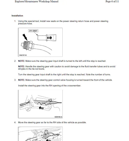 Heavy-duty chassis dynamics guide for the Ford Explorer (1996-2001), illustrating ControlTrac 4WD system maintenance, leaf-spring rear architecture, and ABS braking repairs in a digital PDF format.
