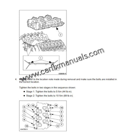 Performance chassis engineering guides for the 1999-2004 Ford Mustang, illustrating Independent Rear Suspension (IRS) maintenance for Cobra models and hydroboost braking system repairs in PDF format.