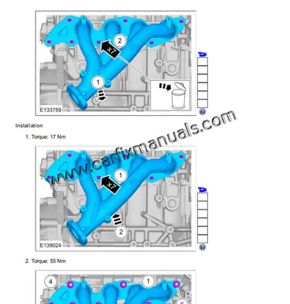 Mechanical repair guide for the Ford Ranger PX MK2 (2015-2019) chassis, featuring calibration data for Electric Power-Assisted Steering (EPAS) and front suspension geometry.