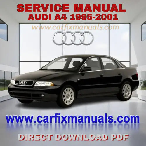 Definitive modern classic workshop encyclopedia for the Audi A4 B5 (1994-2001), containing searchable PDF format data for sedan and Avant body structural alignment, interior trim removal, and factory torque sequences.