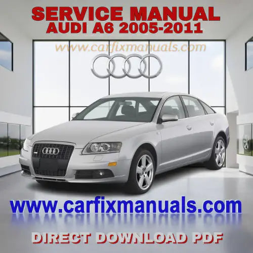 Definitive business-class workshop encyclopedia for the Audi A6 C6 (2005-2011), containing searchable PDF format data for aluminum-intensive body structural repairs, interior luxury trim removal, and factory torque sequences.