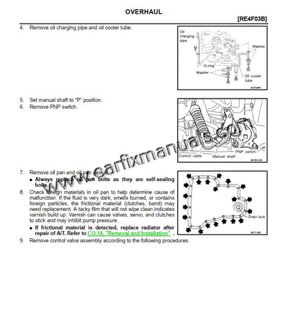 Factory service documentation for B15 powerplants, detailing intake manifold torque specs and timing chain maintenance for the QG18DE and high-performance QR25DE engines.