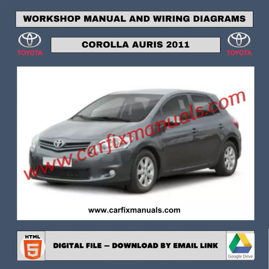 Service Manual Toyota Corolla Auris 2011 and Wiring Diagrams