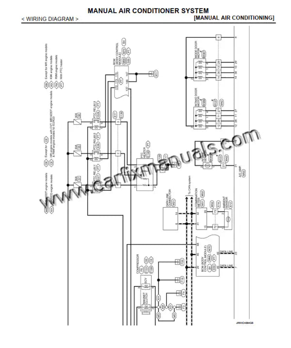 Comprehensive electrical wiring maps for the Nissan Qashqai J11 (2014-2018), providing high-definition schematics for ADAS safety sensors, LED lighting networks, and ECU pinouts in a digital PDF format.