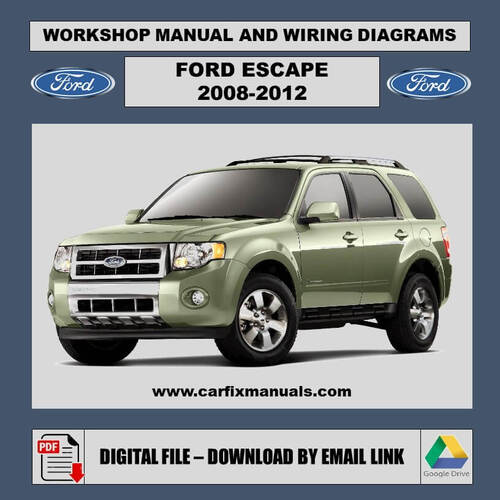 Complete facelift-era workshop encyclopedia for the 2008-2011 Ford Escape & Mercury Mariner, including high-voltage safety protocols, body structural data, and full-vehicle diagnostics in a versatile PDF format.