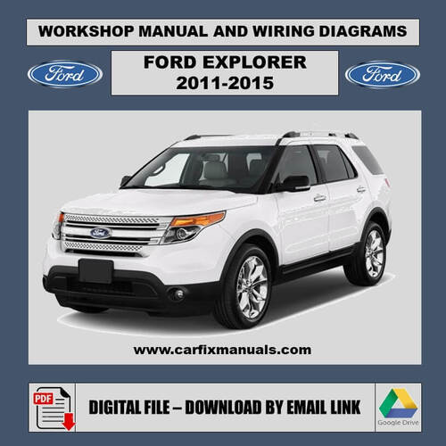 Comprehensive U502 platform workshop encyclopedia for the Ford Explorer (2011-2015), containing searchable PDF format data for body structural alignment, dual-zone HVAC cycles, and factory-authorized torque sequences.