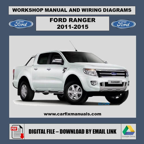 Digital snapshot of the Ford Ranger T6 technical encyclopedia, an indexed resource for professional-level diagnostics, component removal, and factory-spec maintenance.