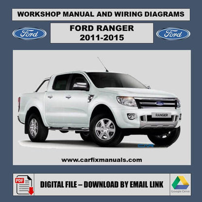 Digital snapshot of the Ford Ranger T6 technical encyclopedia, an indexed resource for professional-level diagnostics, component removal, and factory-spec maintenance.